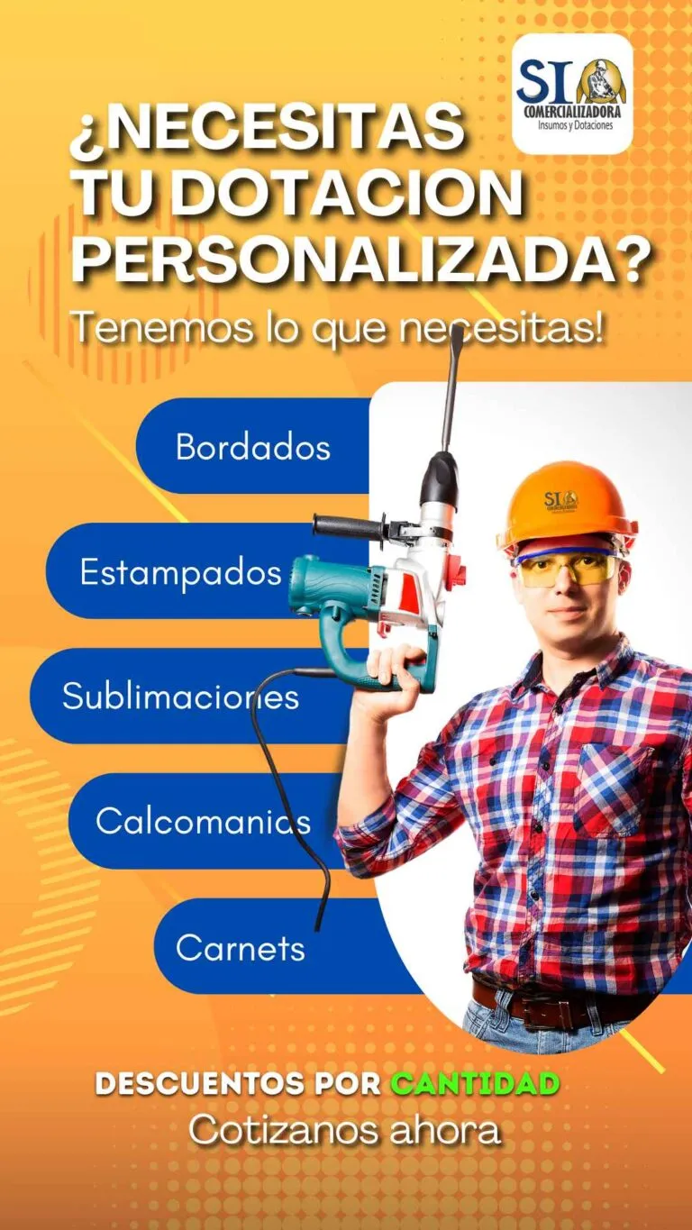 Dotacion personalizada, estampados , bordados, Sublimaciones en General.
