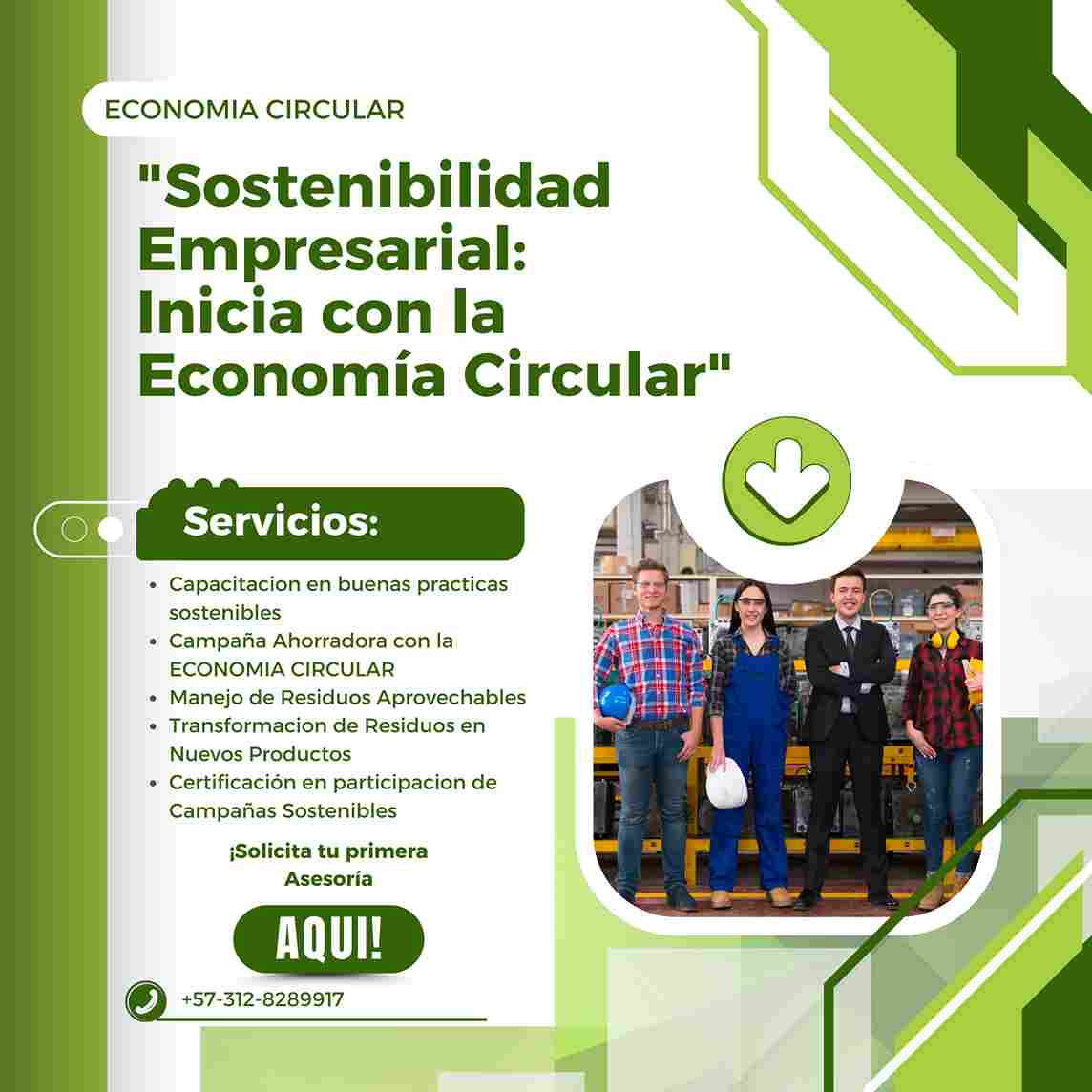 economía circular para empresas basado en Seguridad Industrial