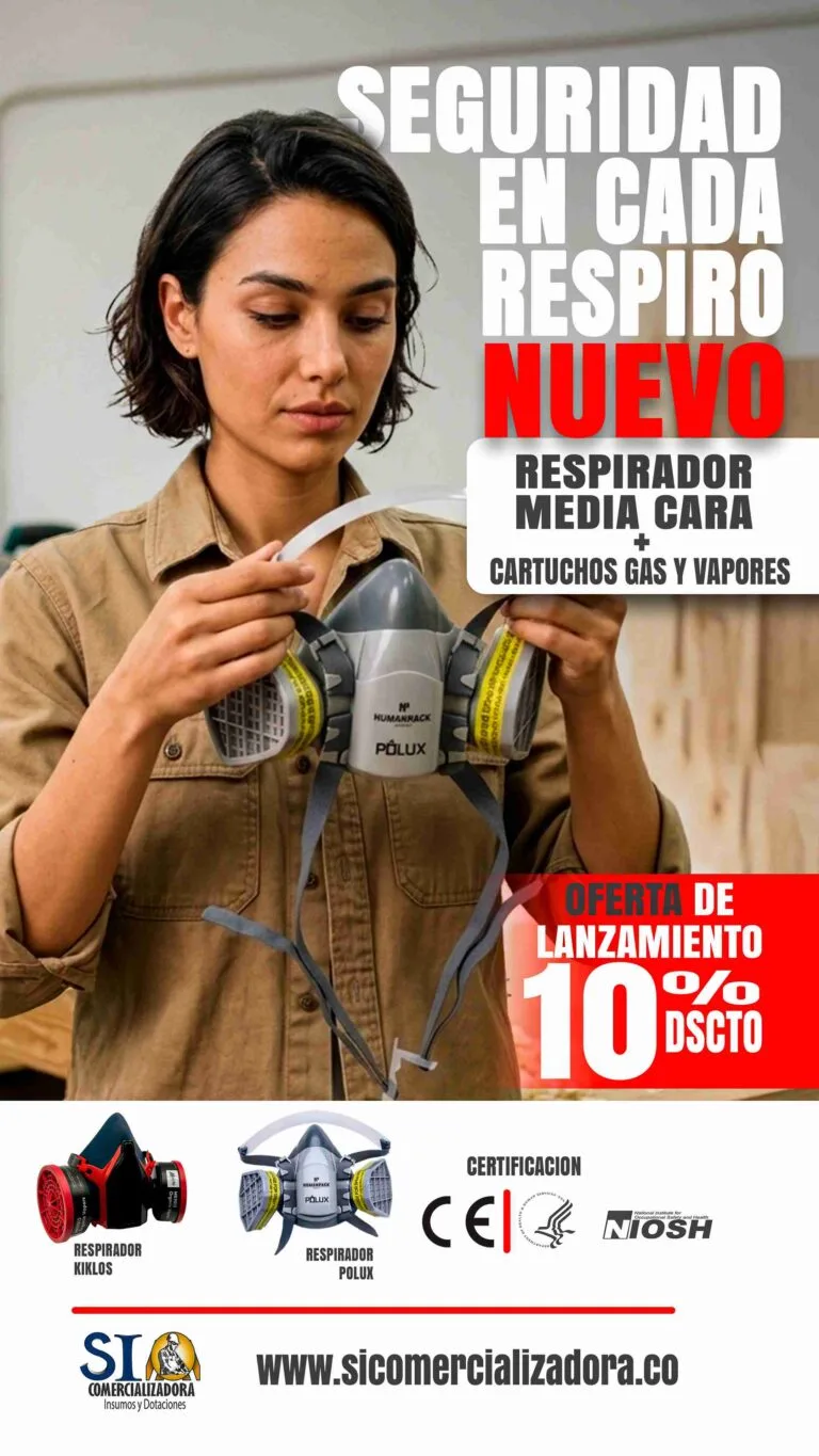 NUEVO respiradores media cara.