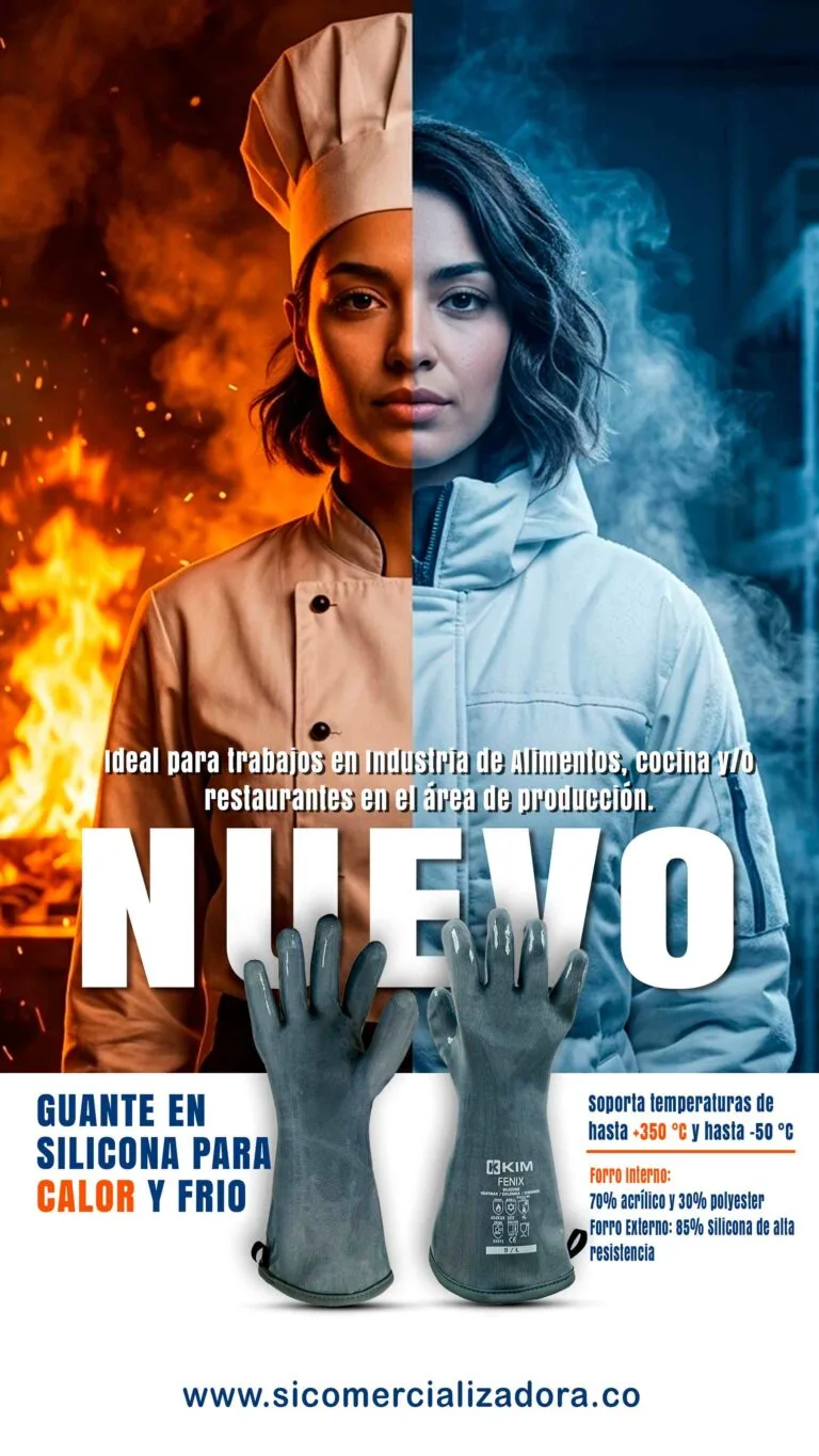 Guante ideal para trabajos donde se encuentre expuestos a calor o frio.